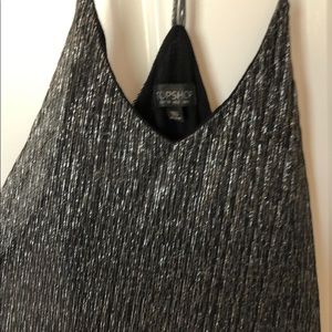 TOPSHOP GLITTER TANK TOP